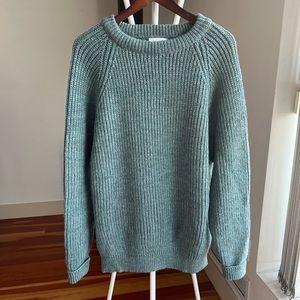 Boheme blue wool crewneck